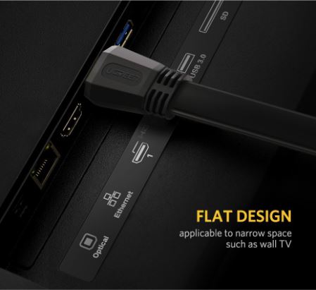 UGREEN HDMI V2.0 Flat Cable 5M (50821) (AC2-001043)