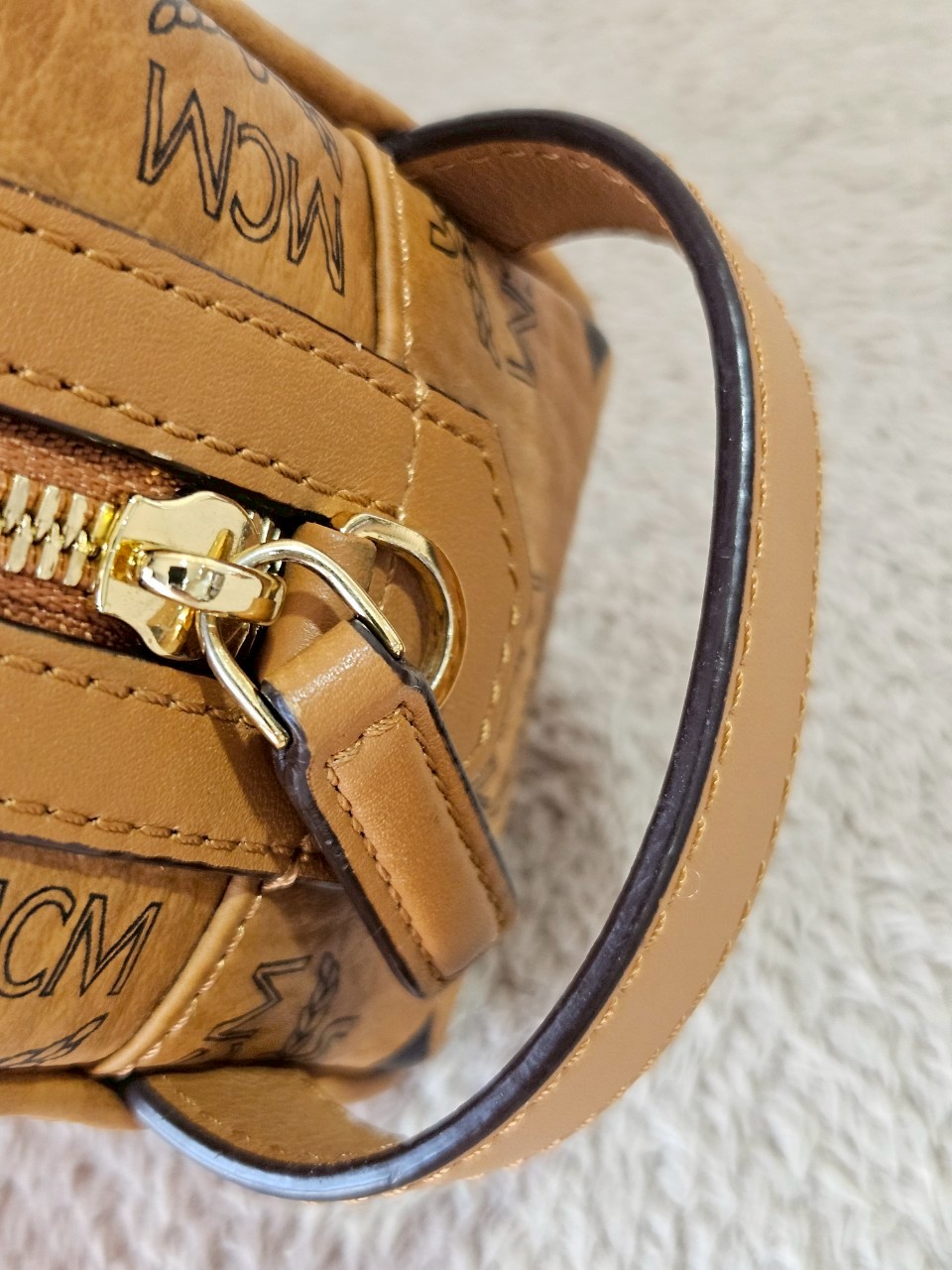 MCM Geo Laurel Wash Bag