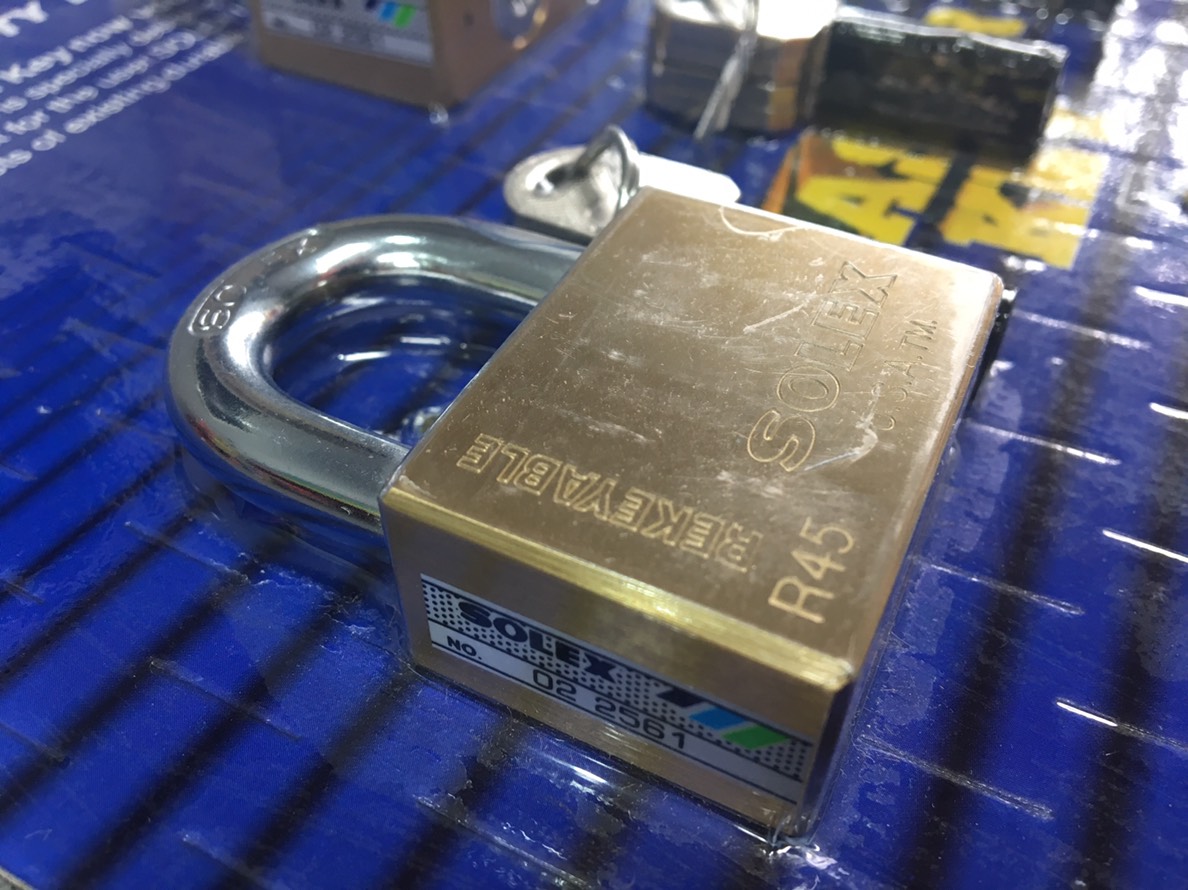 กุญแจชุดมาสเตอร์คีย์ Solex 45mm (3ตัวชุด)