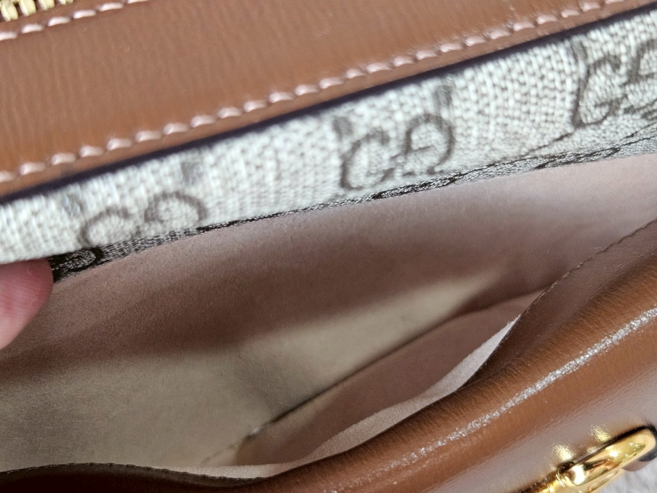 Gucci Horsebit Small Camera Brown