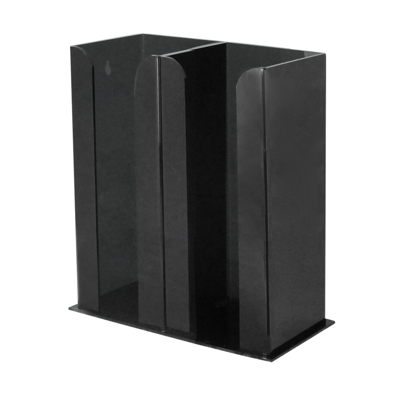 กล่องอะคริลิคใส่แก้วเครื่องดื่ม หรือ กล่องใส่แก้วกาแฟ 2 ช่อง 1610-342