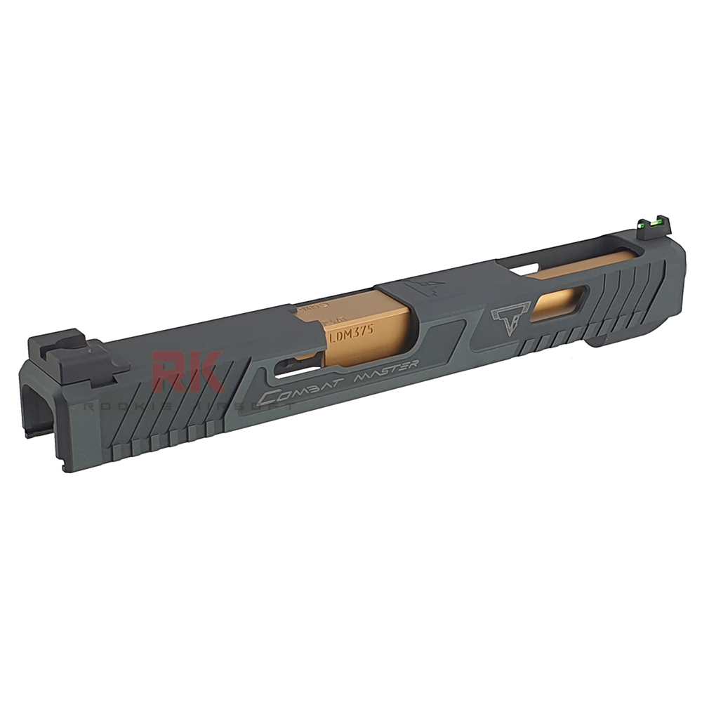 NOVA CNC Aluminum TTI G34 Slide for Marui G17 / G34 (Shiny Black)