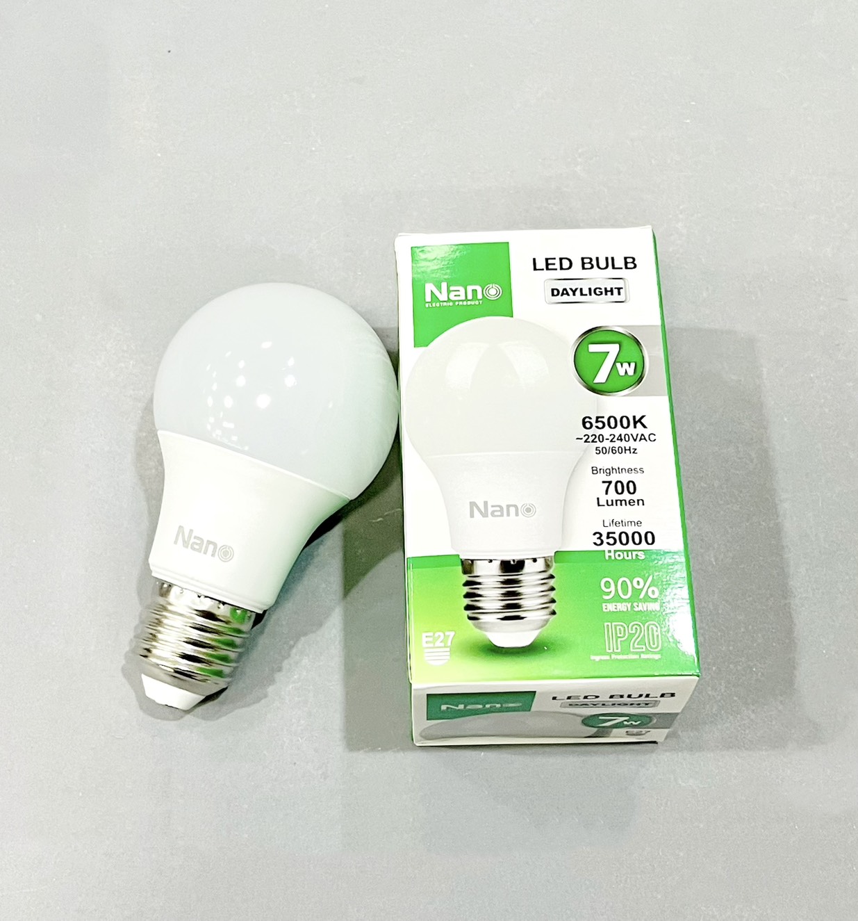 หลอด LED Bulb แสงขาว Nano