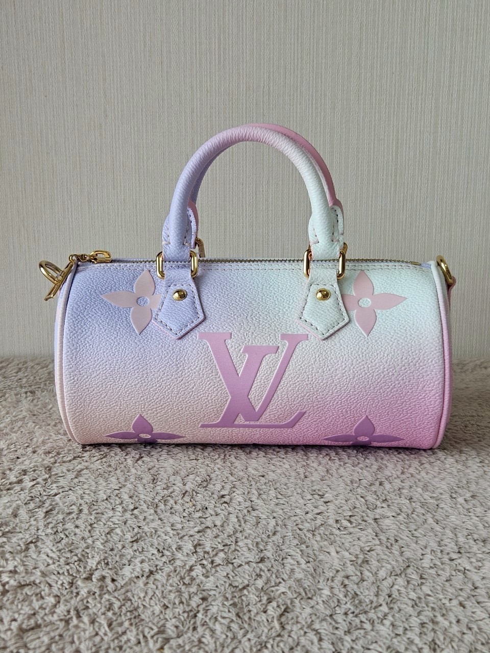 LV Papillon Pastel Sunrise Monogram Microchip
