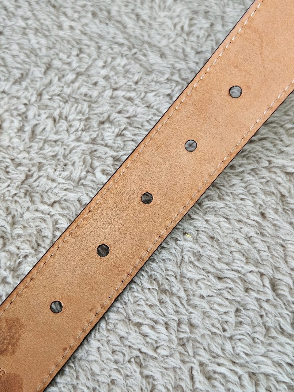 LV M9553 Black EPI Leather Belt