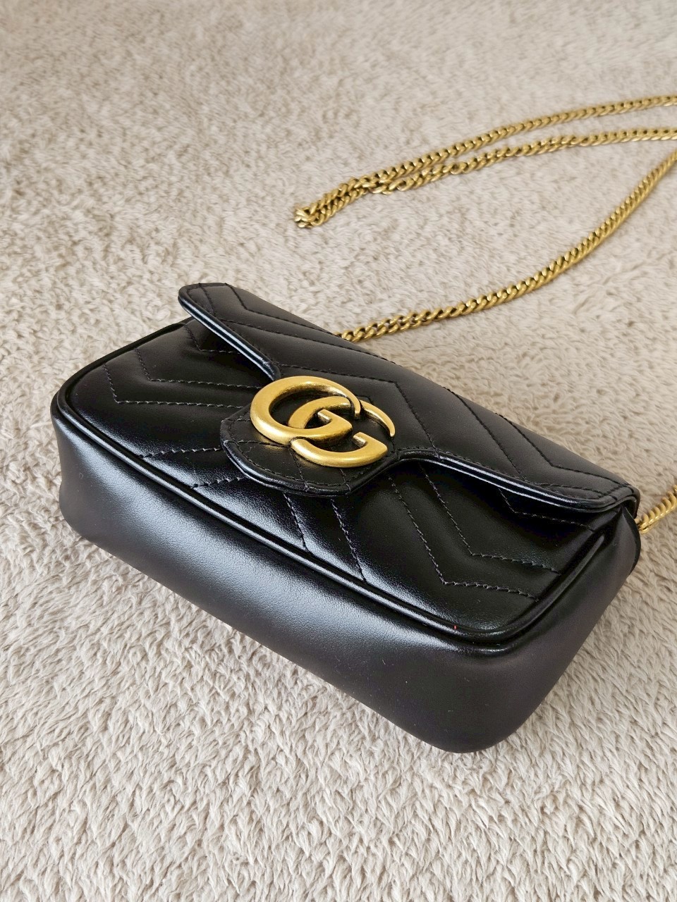 Gucci Marmont Super Mini สีดำ