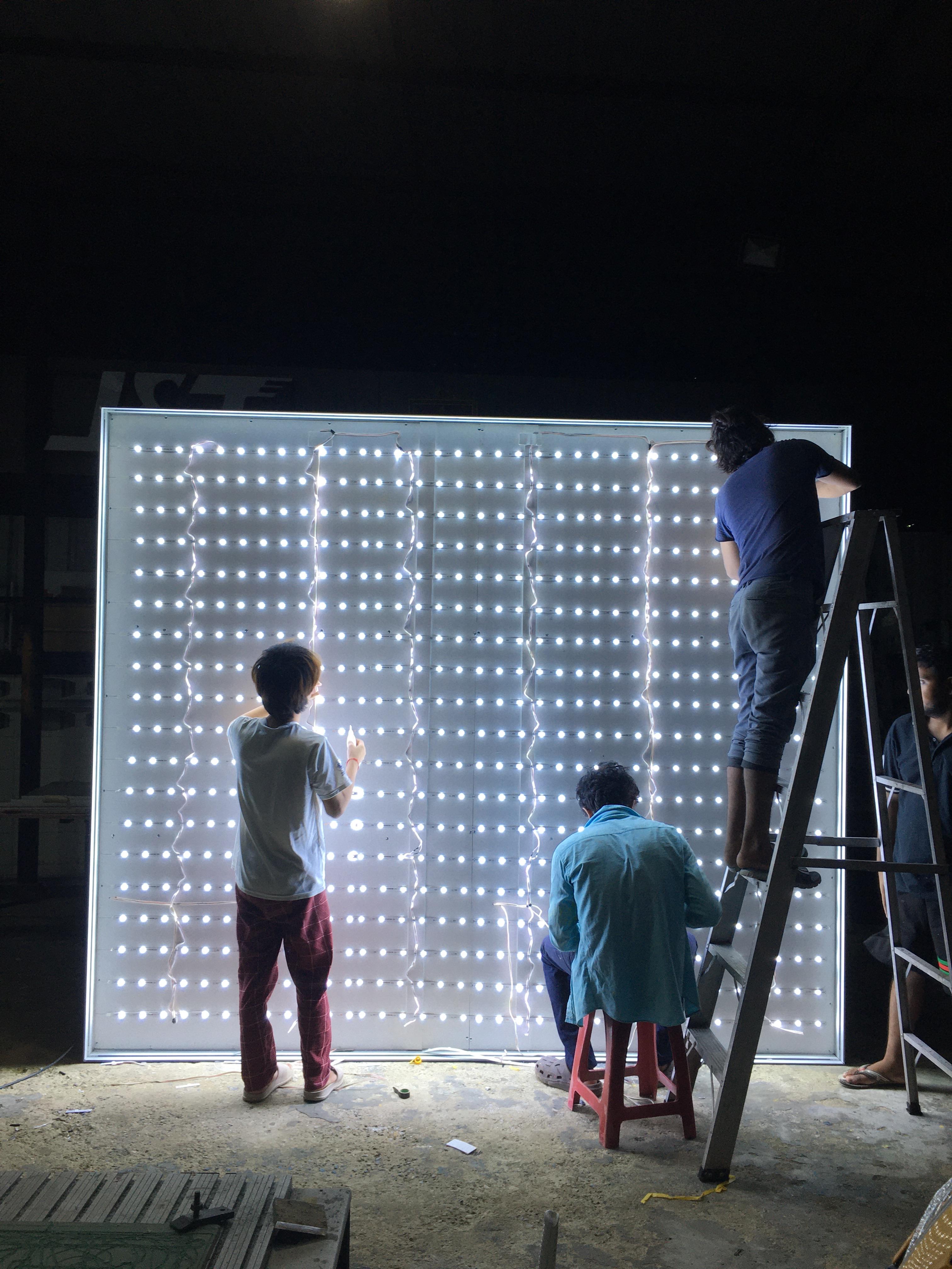 กล่องไฟสำหรับยึดผ้า3P Fabric Lightbox UV ป้ายไฟบาง Slim Light Box 6cm.