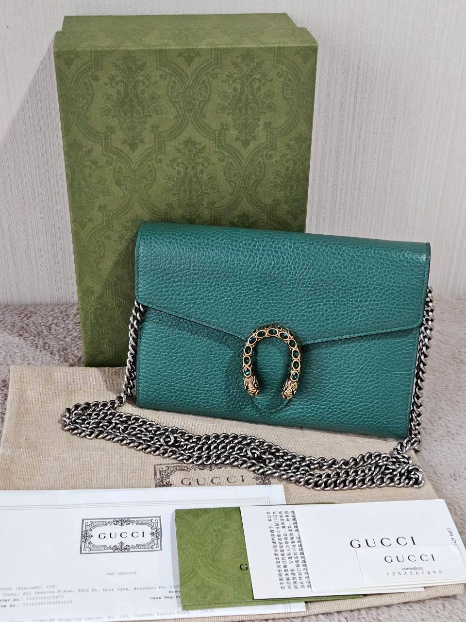 Gucci Dionysus Woc Crystal สีเขียว