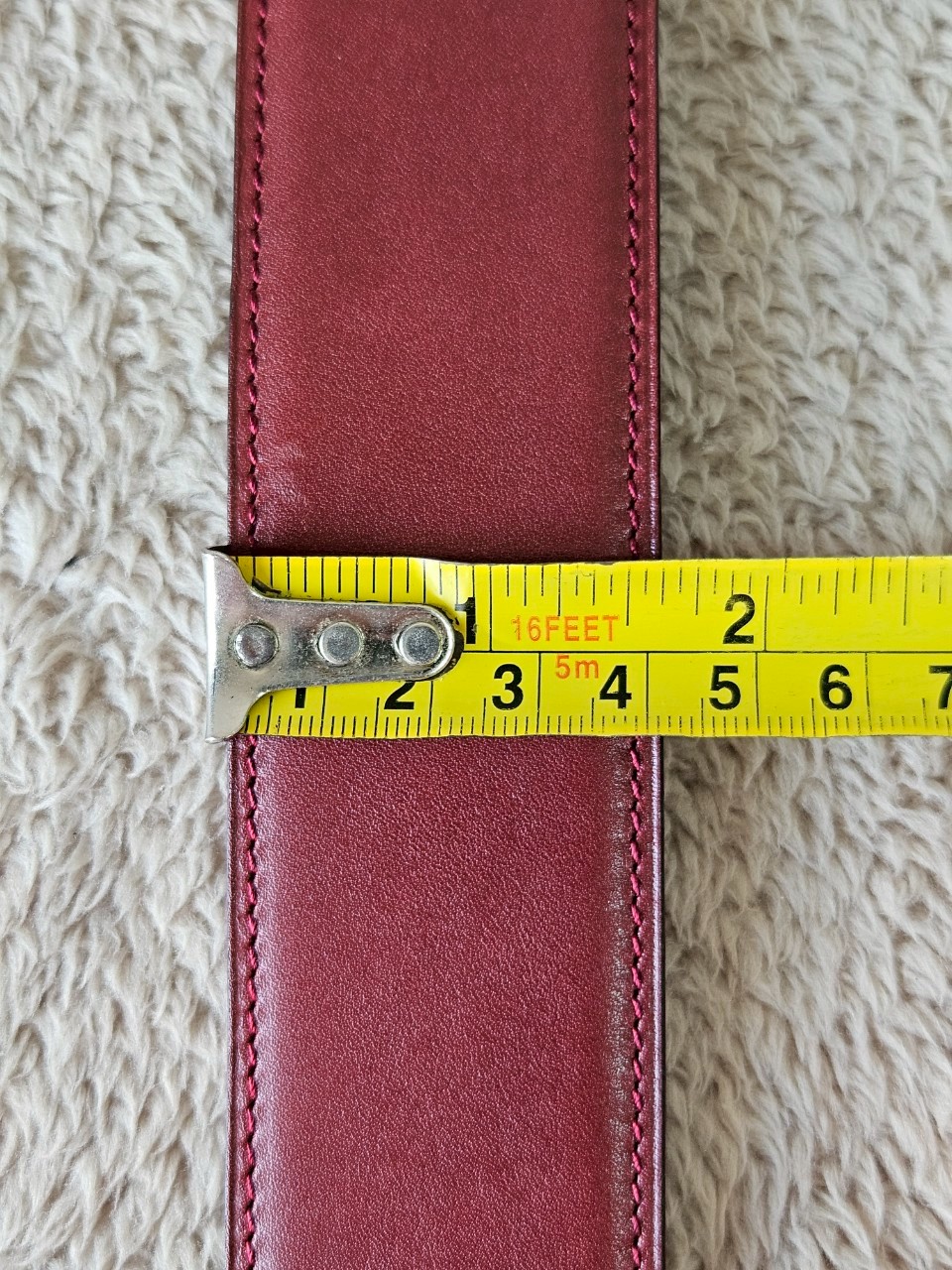 Hermes belt 42mm size85 เอว33-35