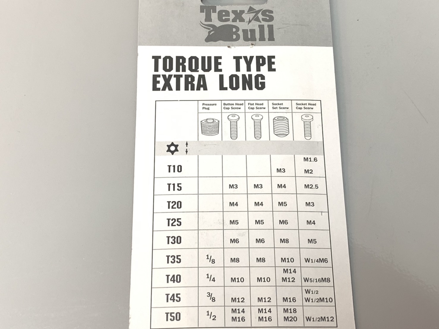 กุญแจหกเหลี่ยม มิล 9 ตัวชุด หัวดาว