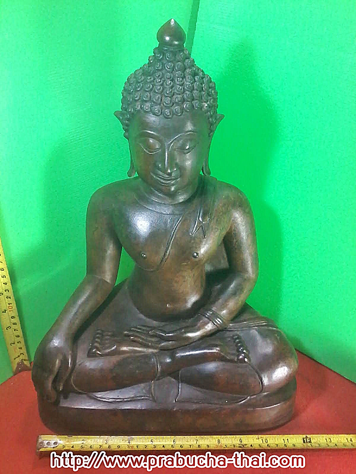 พระเชียงแสน สิง 1 ปางชนะมาร ขัดสมาธิเพชร หน้าตัก 12 นิ้ว