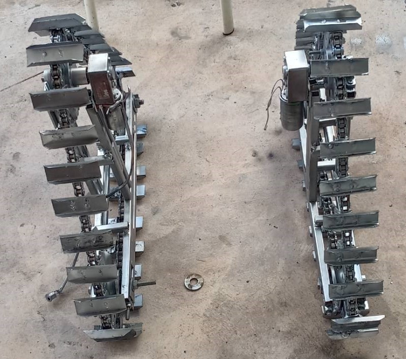 ล้อสายพานหุ่นยนต์ ล้อตีนตะขาบ พร้อมมอเตอร์ ชิ้นล่ะ1ข้าง Ex