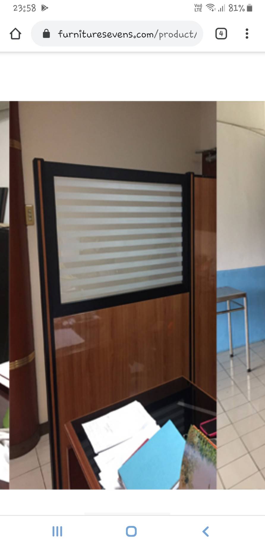 พาทิชั่น/ฉากกั้นห้อง/กระจกขัดลาย เสากรอบอลูมิเนียม