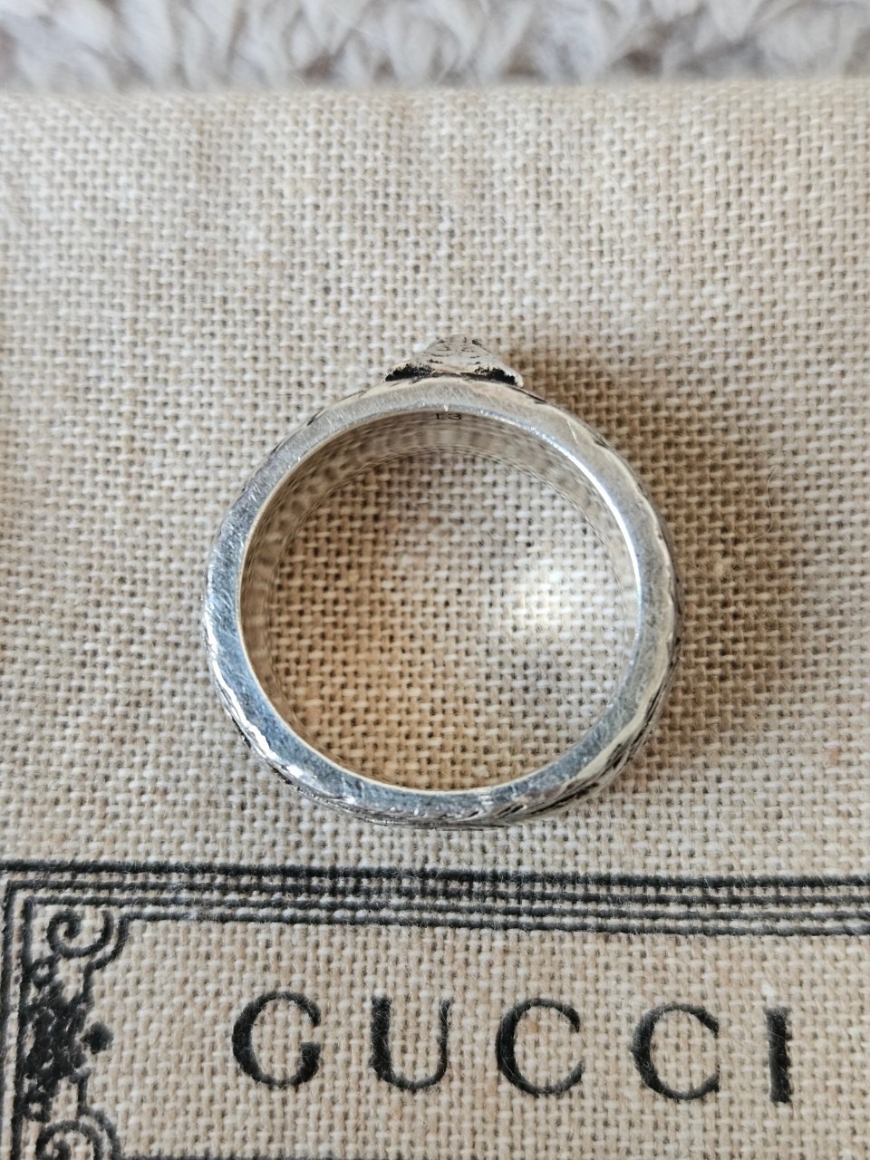 Gucci 433571 Arabesque Silver Ring