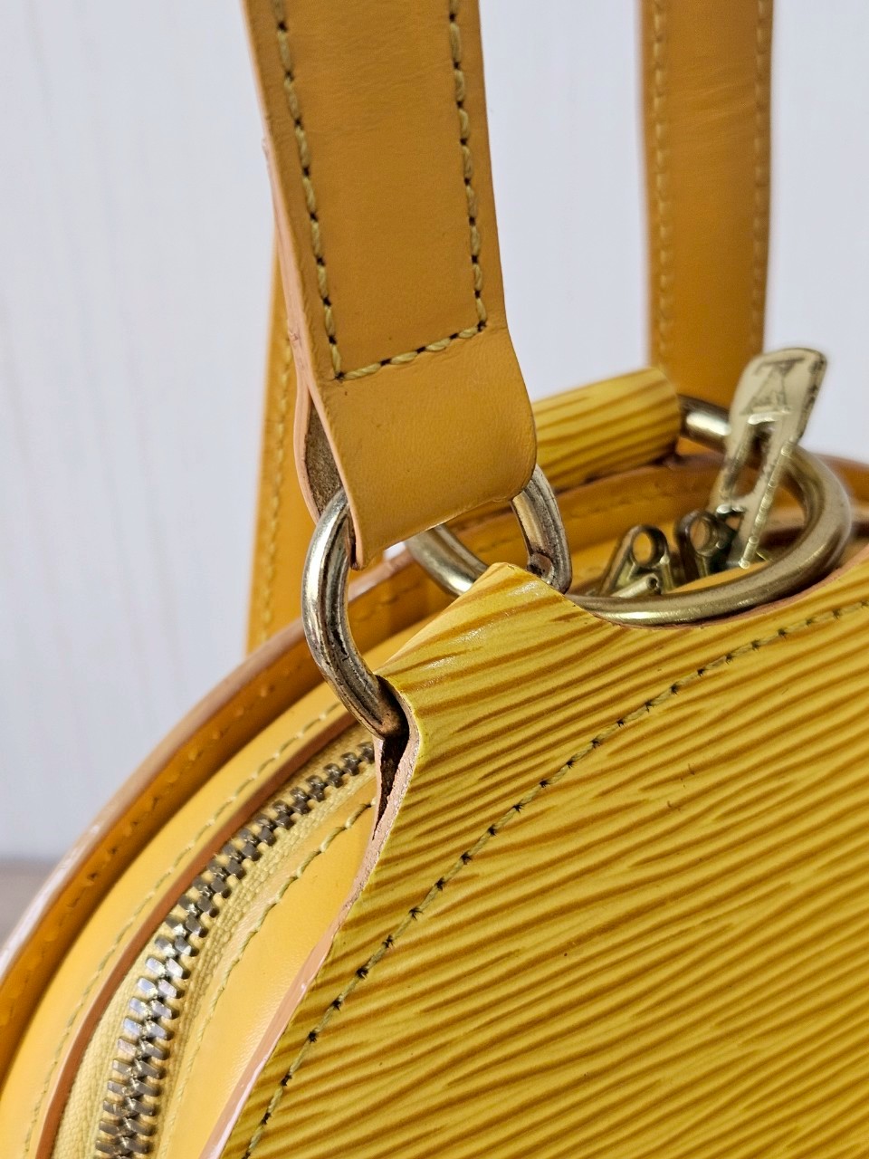 LV Yellow Epi Mabillon Backpack