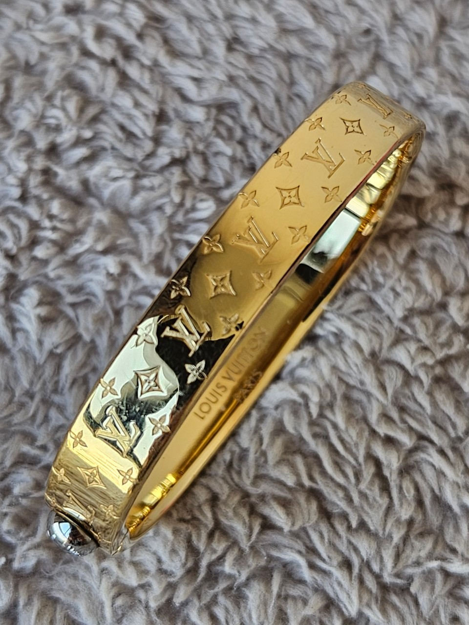 LV Nanogram Cuff M00251 size S