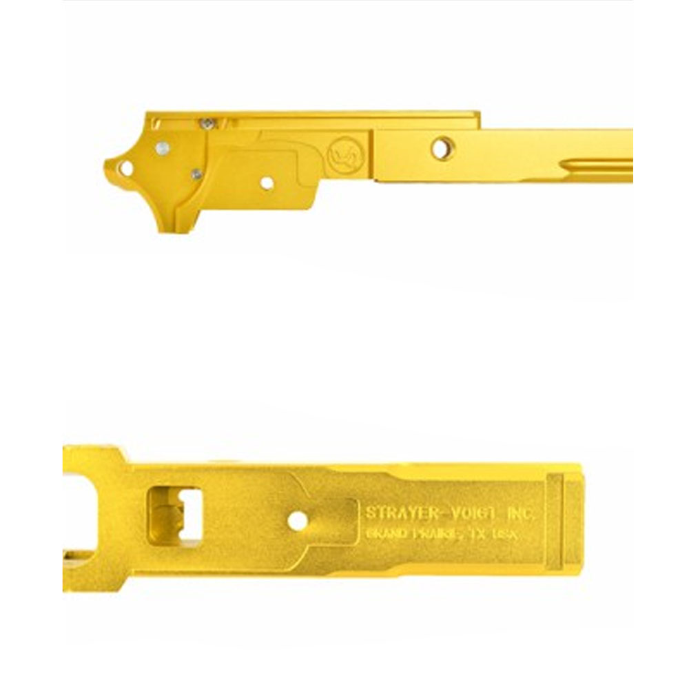 Airsoft Masterpiece Aluminum Advance Frame with Tactical Rail - Infinity (Gold)