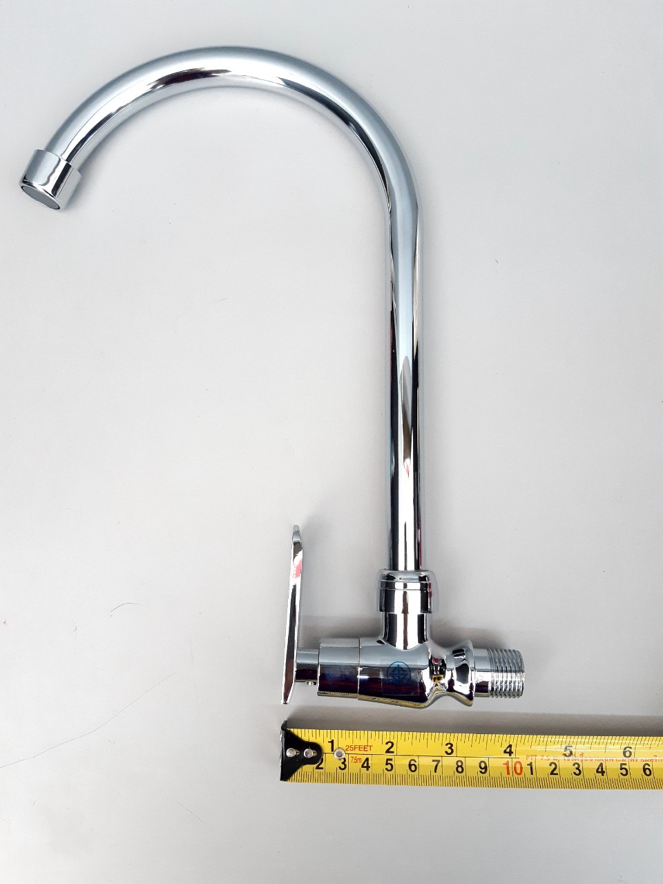 ก็อกอัดแผงซิงค์ติดผนังไม้ไอติม งวงโค้ง SG009