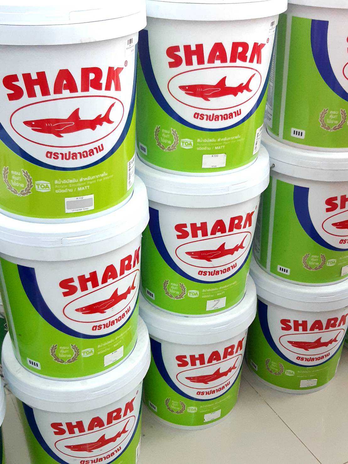 สีน้ำภายใน ฉลาม ถัง (18ลิตร)