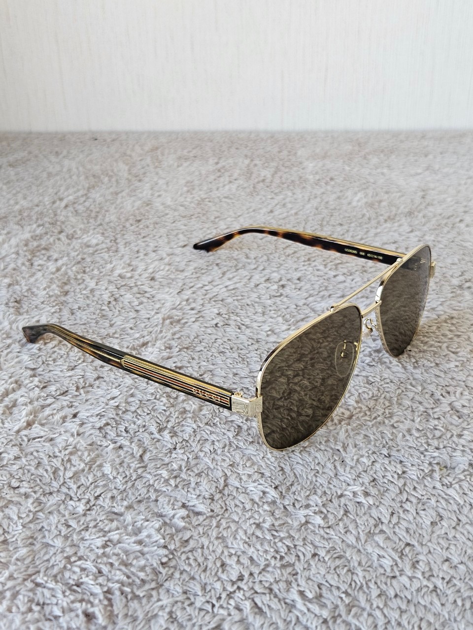 Gucci GG0528S Men's Aviator Sunglasses