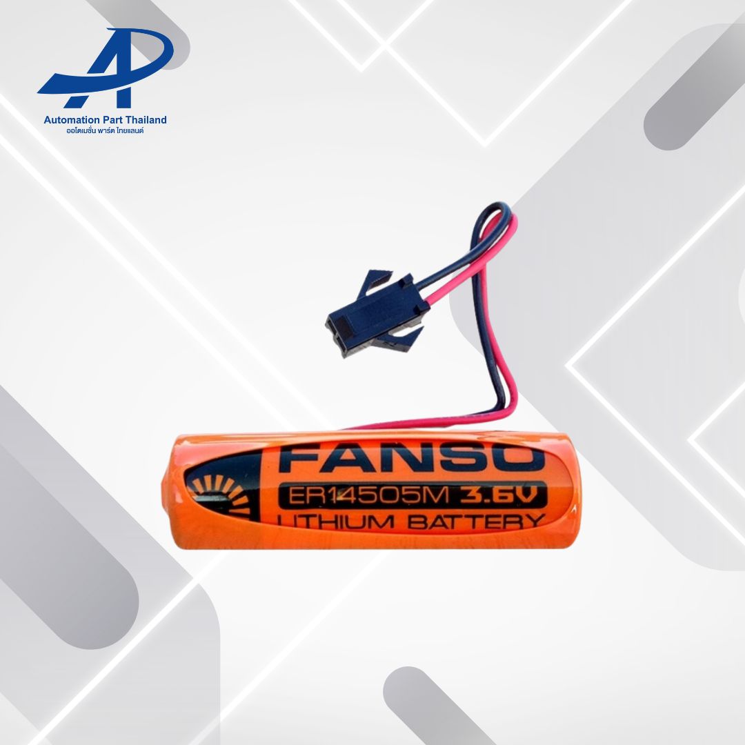 แบตเตอรี่ ลิเธียม ER18505M ยี่ห้อ Fanso 3.6V 350mAh (รับประกันสินค้า)
