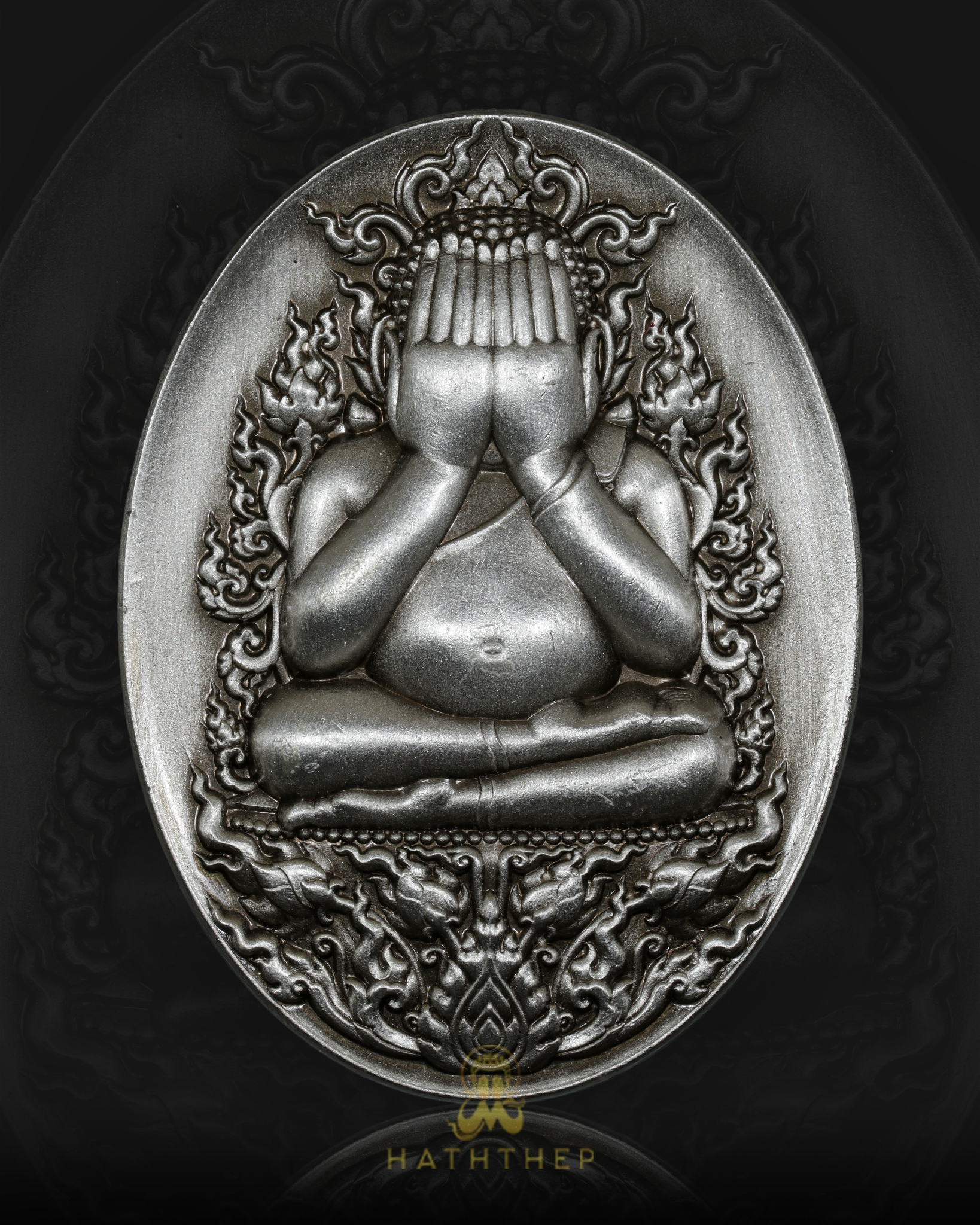 เหรียญปิดตารุ่นเหนือบารมี หลวงปู่โต๊ะ เนื้อเงิน