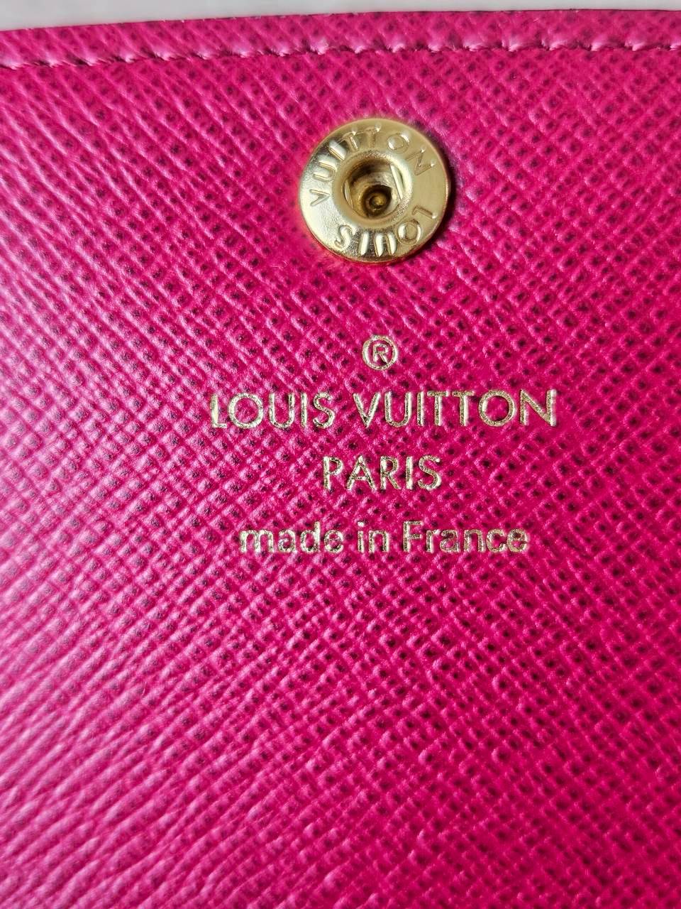LV Emilie Mono Fuchsia Wallet