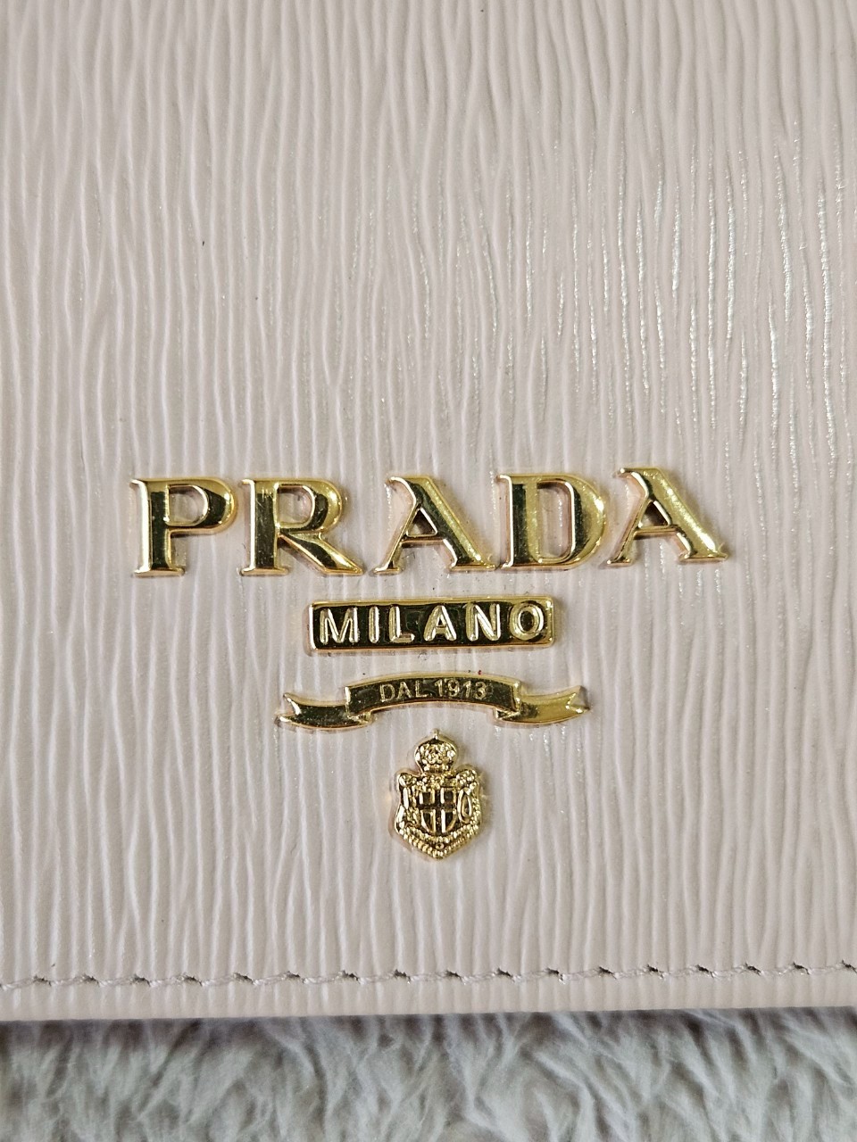 Prada 1MC122 Card Holder สีนู๊ด