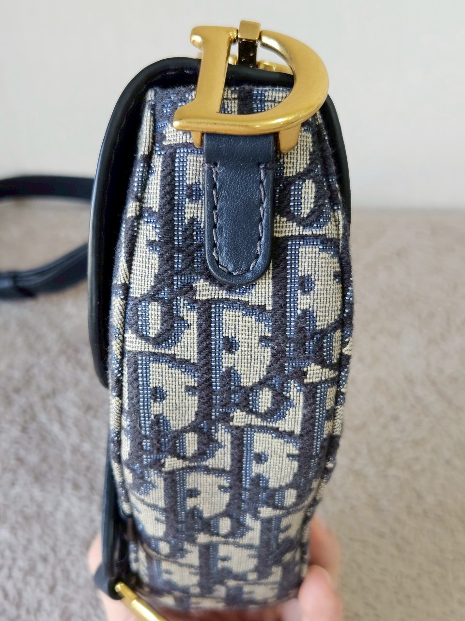 Dior Mini Soft Saddle Bag with Strap