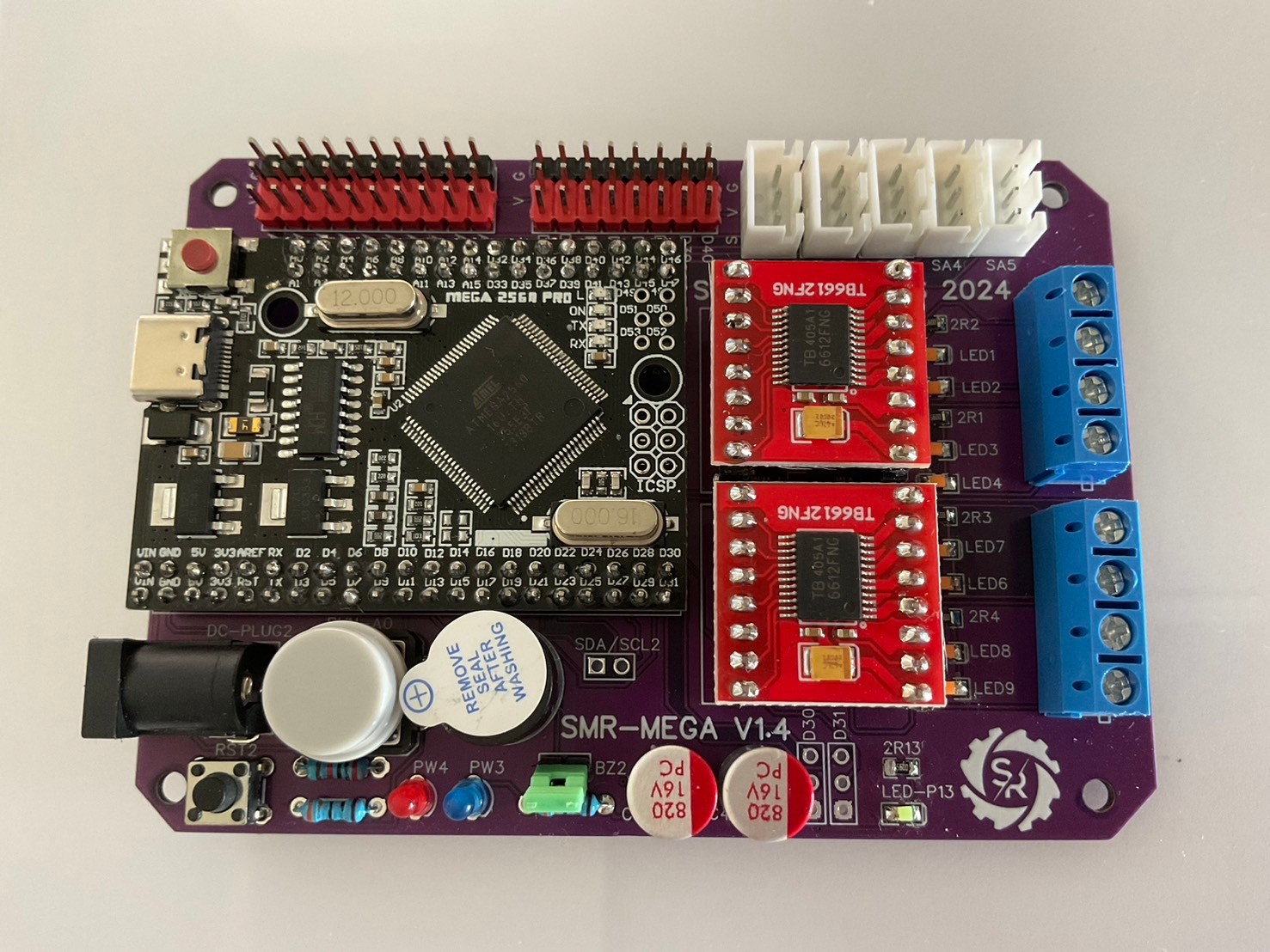 SMR บอร์ดหุ่นยนต์mega pro พร้อมใช้งาน (รวมบอร์ดMaga pro)