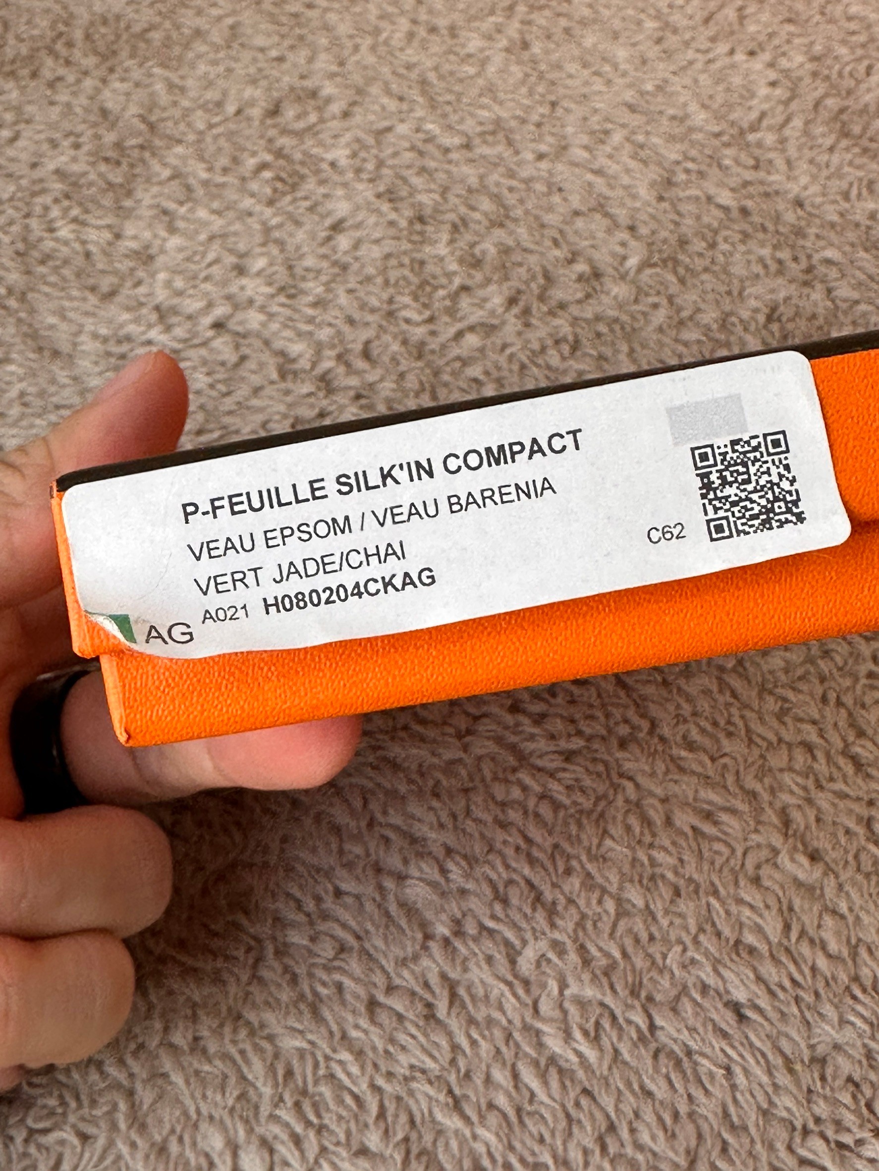 Hermes Silk'In Compact Wallet