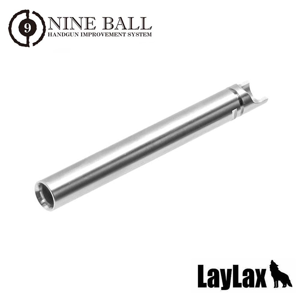LAYLAX Nine Ball Power Barrel 6.00 Ultra tight bore (74mm) for Marui V10 Ultra Compact