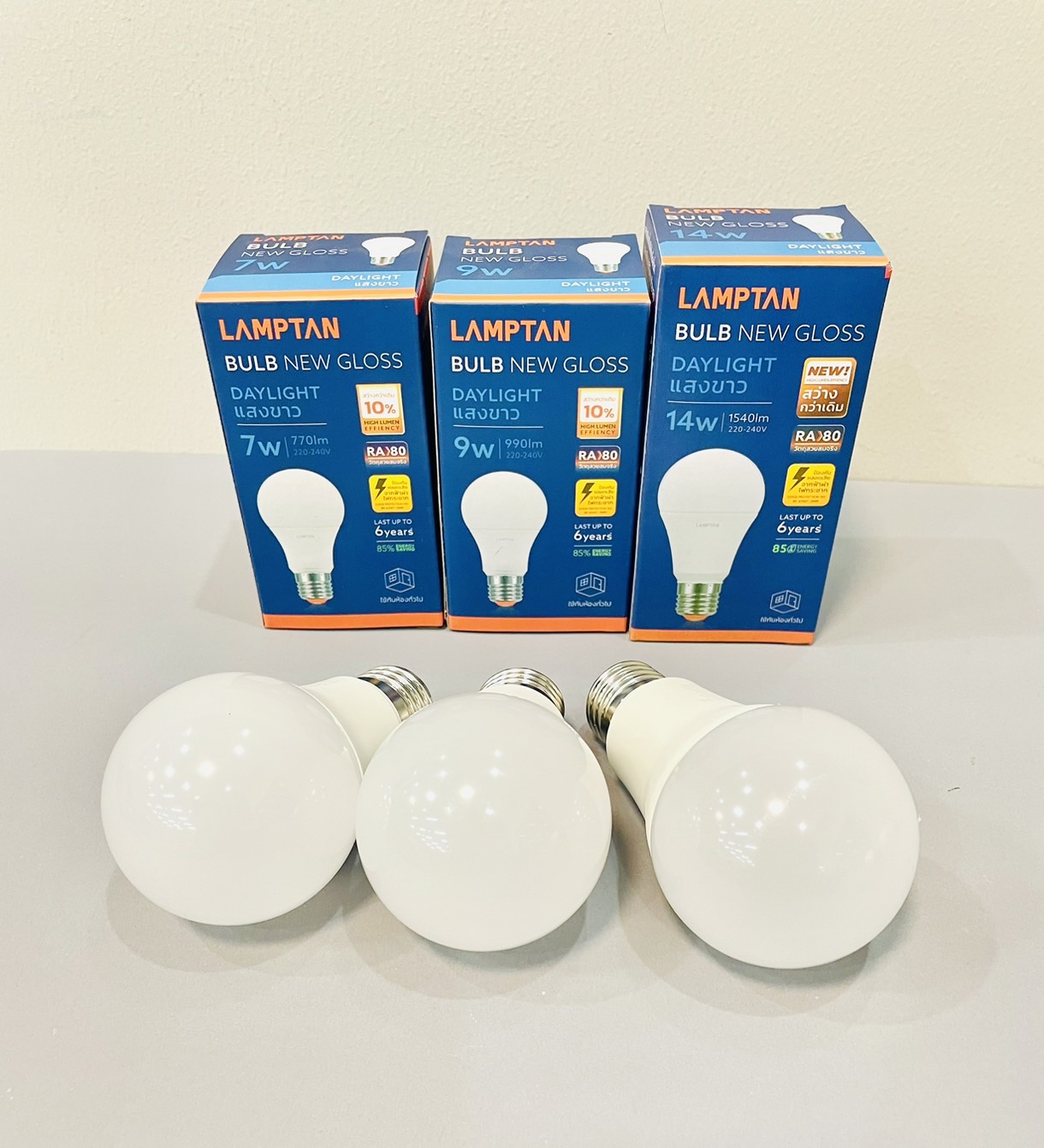 หลอด LED แสงขาว แลมป์ตั้น