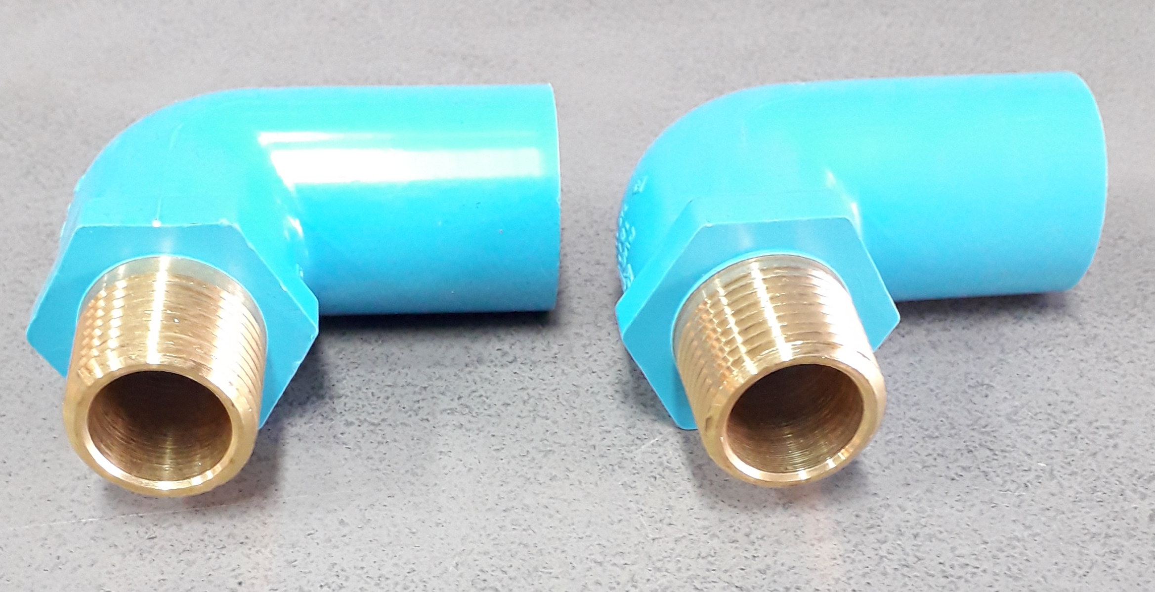 ข้องอ 90 เกลียวนอกทองเหลือง