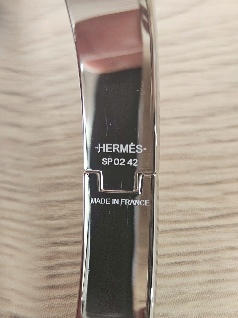 Hermes Clic Kelly bracelet PM ดำ/เงิน