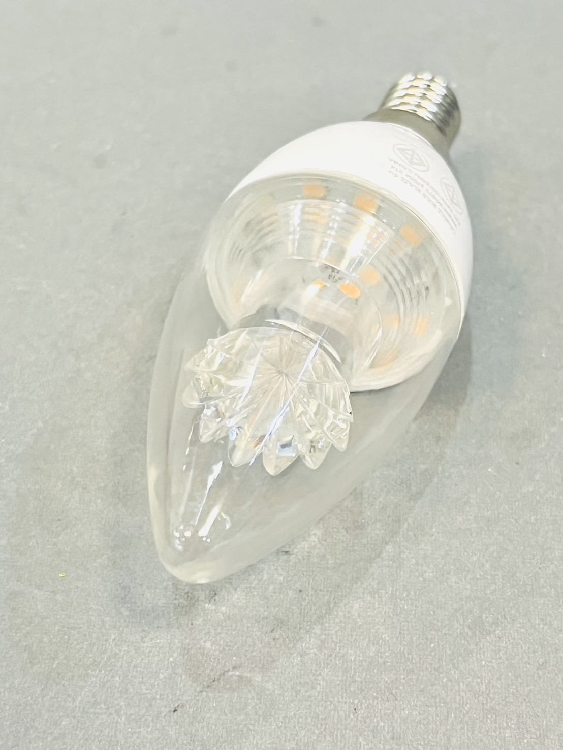 หลอดจำปา LED 4w E14 แสงวอร์ม แลมป์ตัน