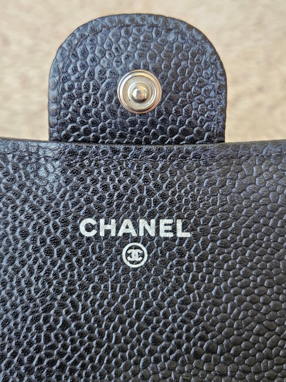 Chanel Sarah Black Cavier SHW