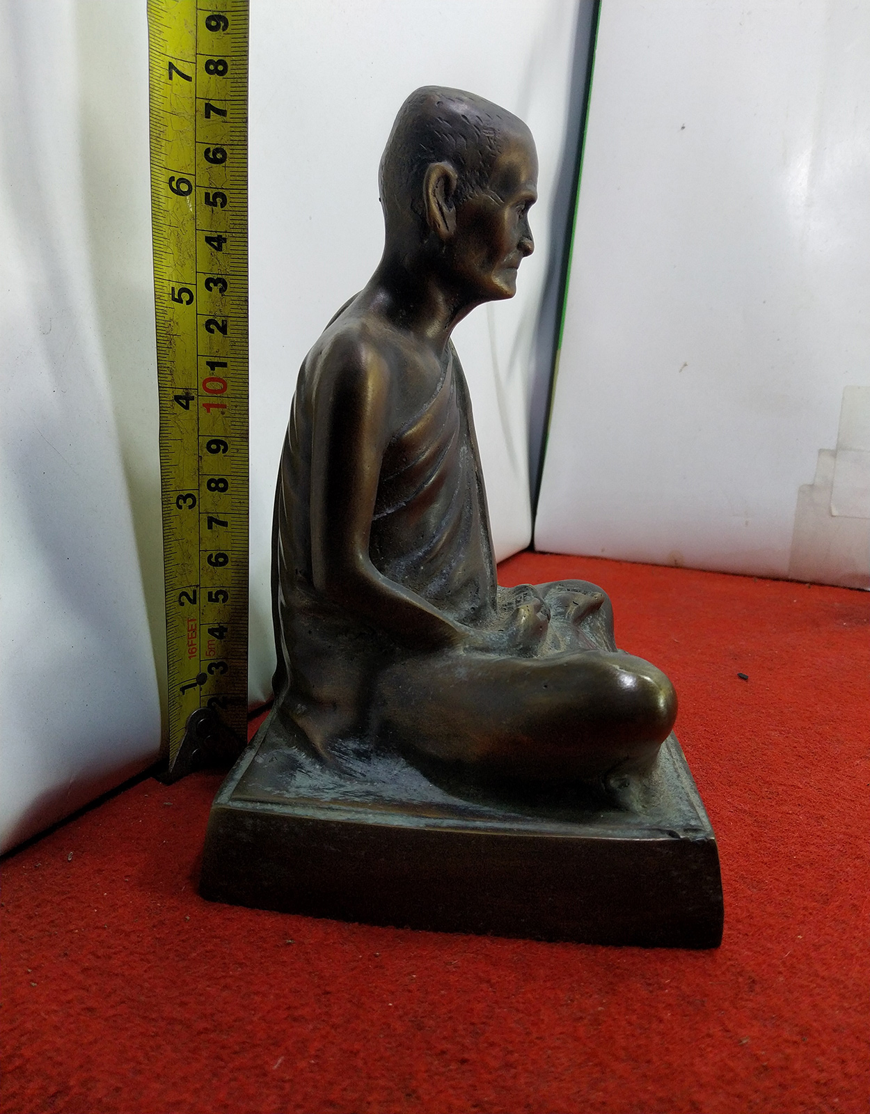 หลวงปู่ขาว อนาลโย วัดถ้ำกลองเพล จ.อุดรธานี พ.ศ ๒๕๑๘ หน้าตัก 5 นิ้ว