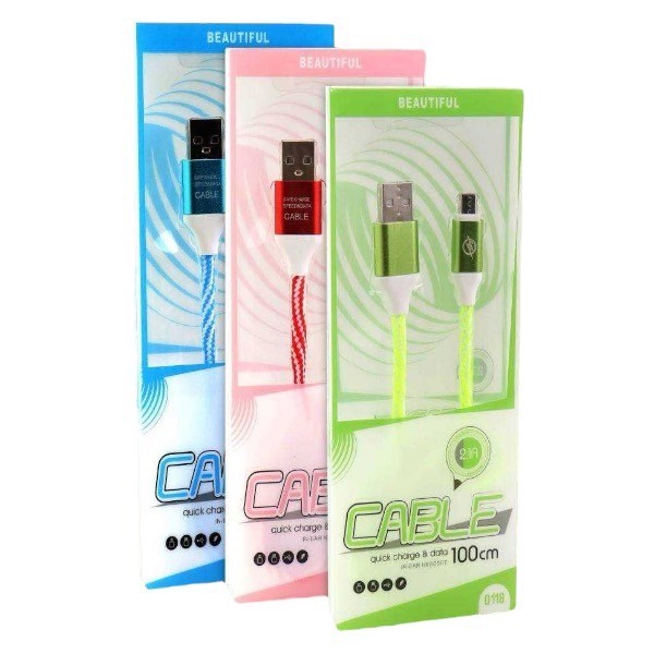 สายชาร์จ Android CABLE คละสี