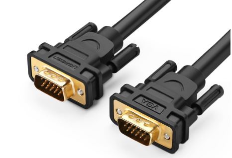 UGREEN 11630 Cable VGA male to male cable support 1080p (1.5M) สาย VGA ตัวผู้ รองรับ Full HD 1080p ยาว 1.5 เมตร (รับประกันสินค้า 2 ปี)
