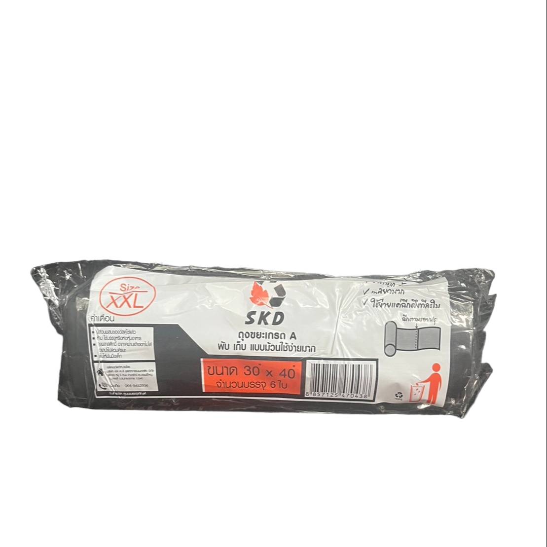 ถุงขยะ SKD (ม้วน) เกรดA ขนาด 30*40 ซม.