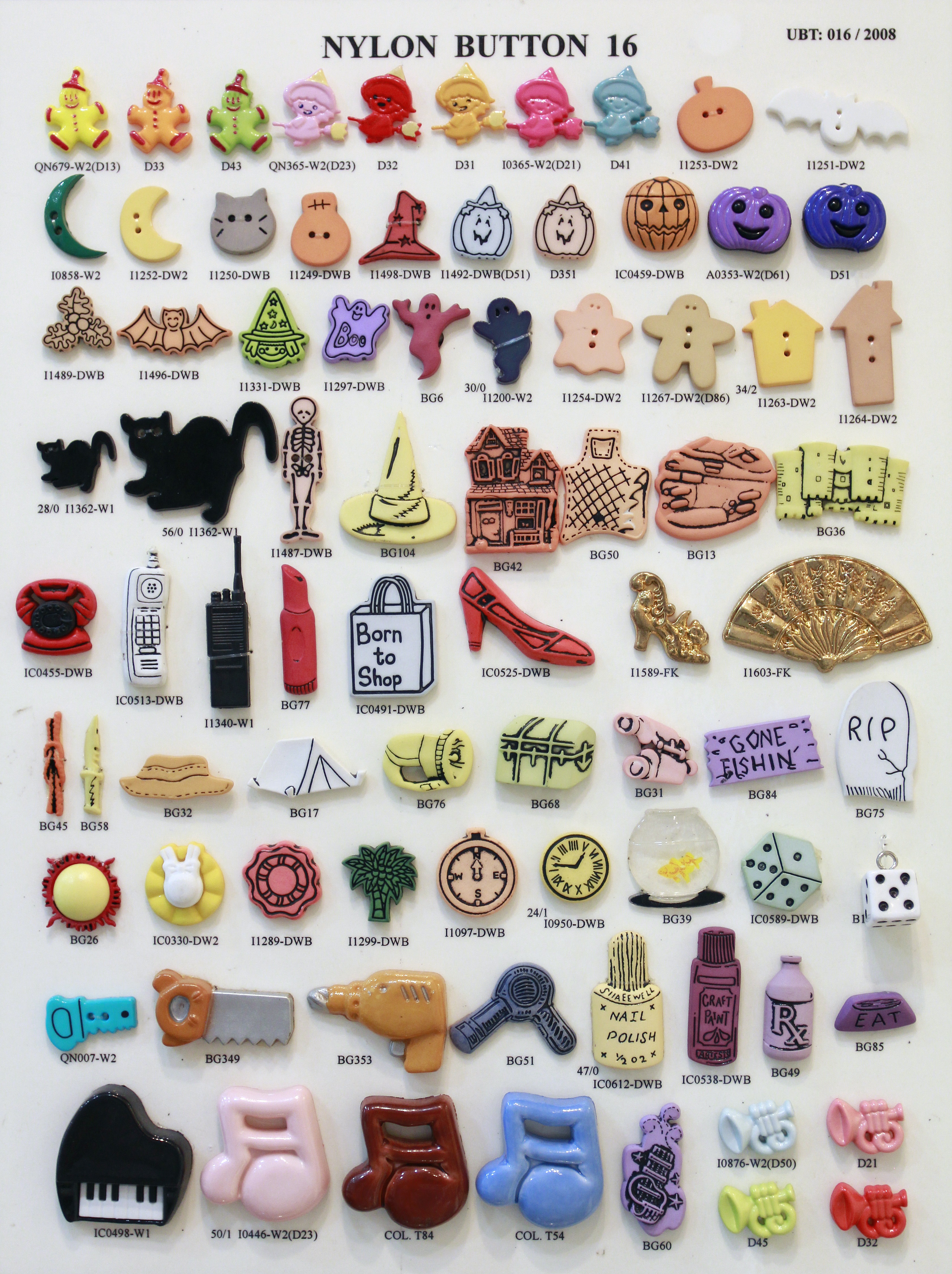 NYLON BUTTONS