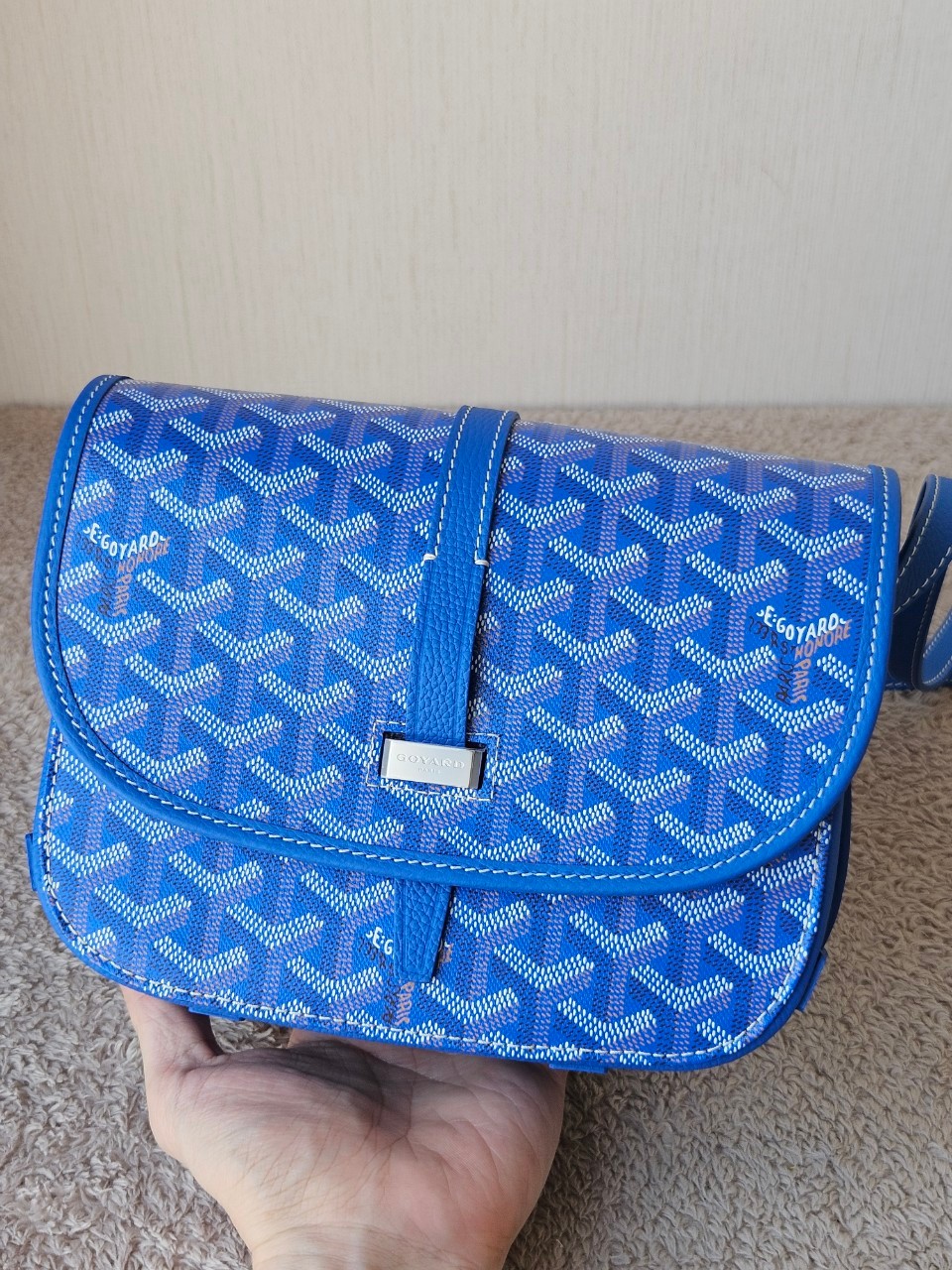 Goyard Belvedere PM sky blue