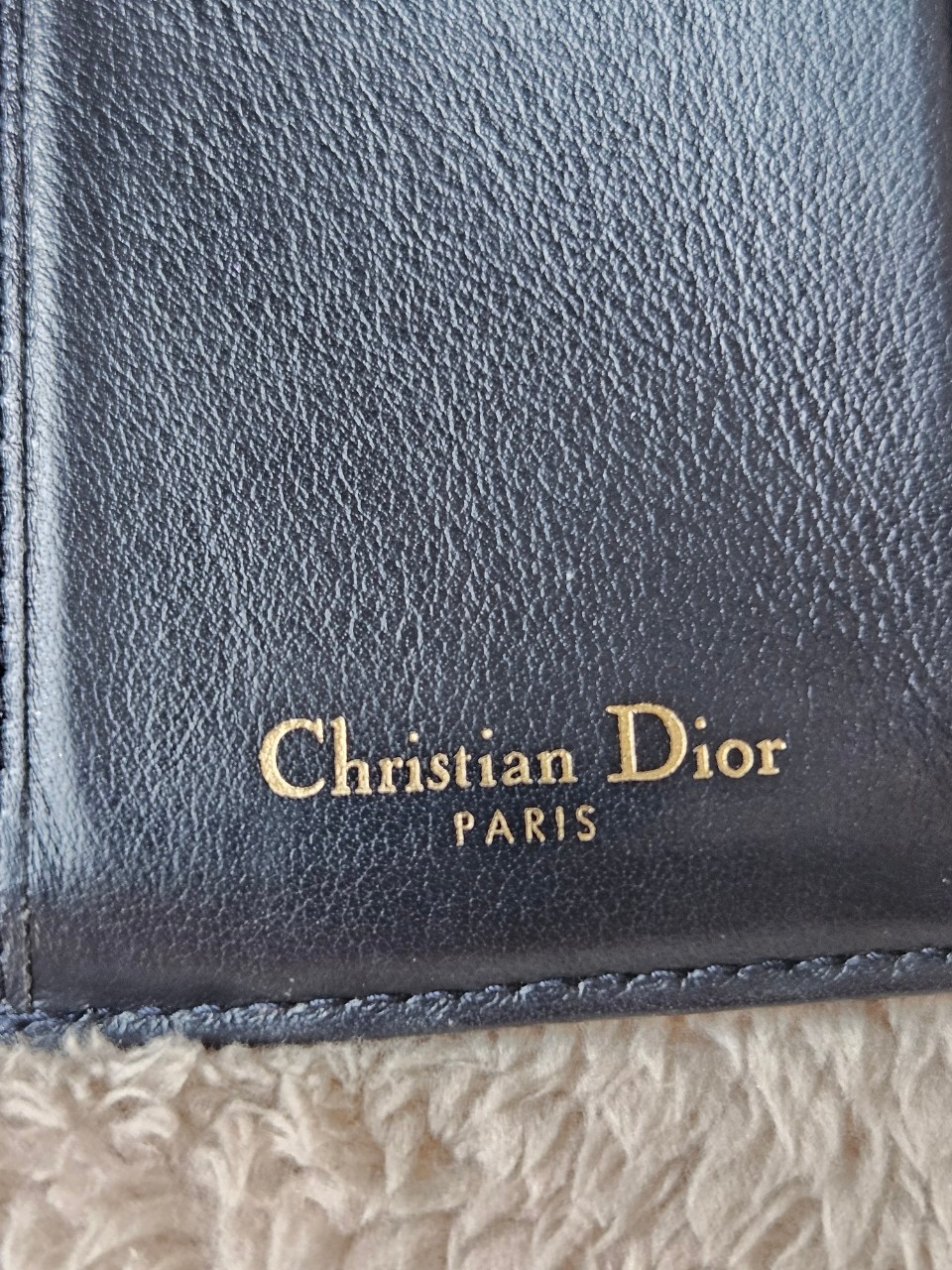 Dior Saddle Lotus Trifold Wallet