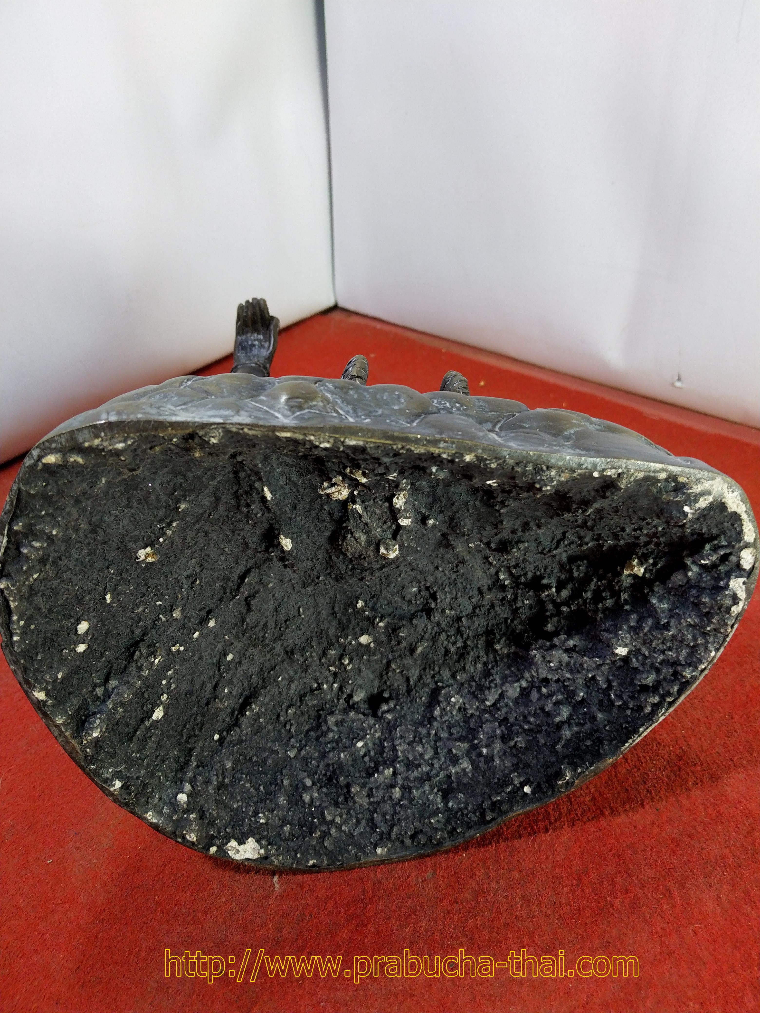 กุมารทองเพชรเจ้าจุก เนื้อโลหะฐานขนาด5นิ้ว วัดพรหมจริยาราม เชียงใหม่