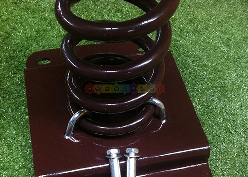 เครื่องเล่นสนามโยกเยกสปริงรูปสัตว์ โยกเยกสปริงยูนิคอร์น สำหรับสนามเด็กเล่นทั้งกลางแจ้งและในร่ม สปริงโยกเยกแข็งแรงรับน้ำหนักได้เยอะค่ะ