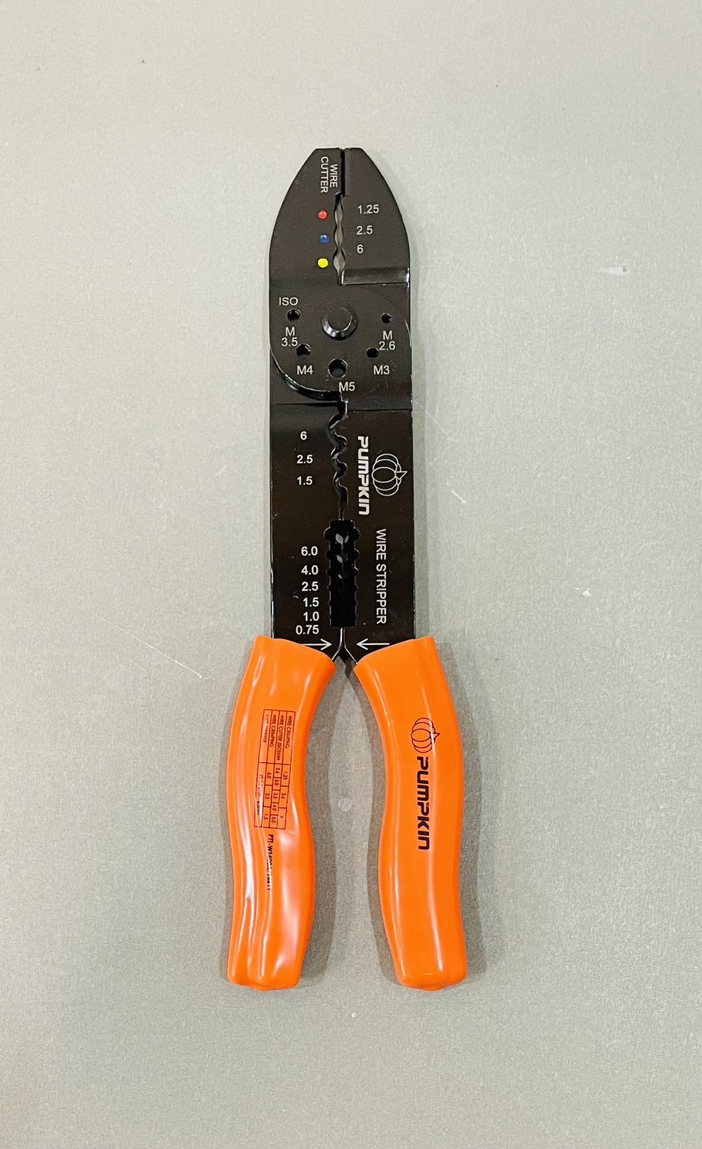 คีมย้ำหางปลา 9.5" พัมคิน