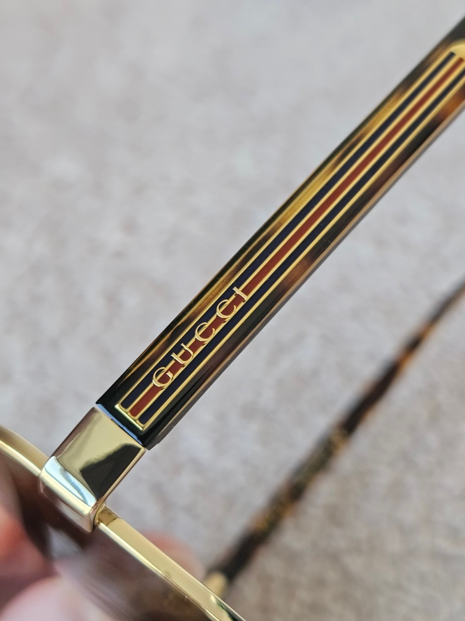 Gucci GG0528S Men's Aviator Sunglasses