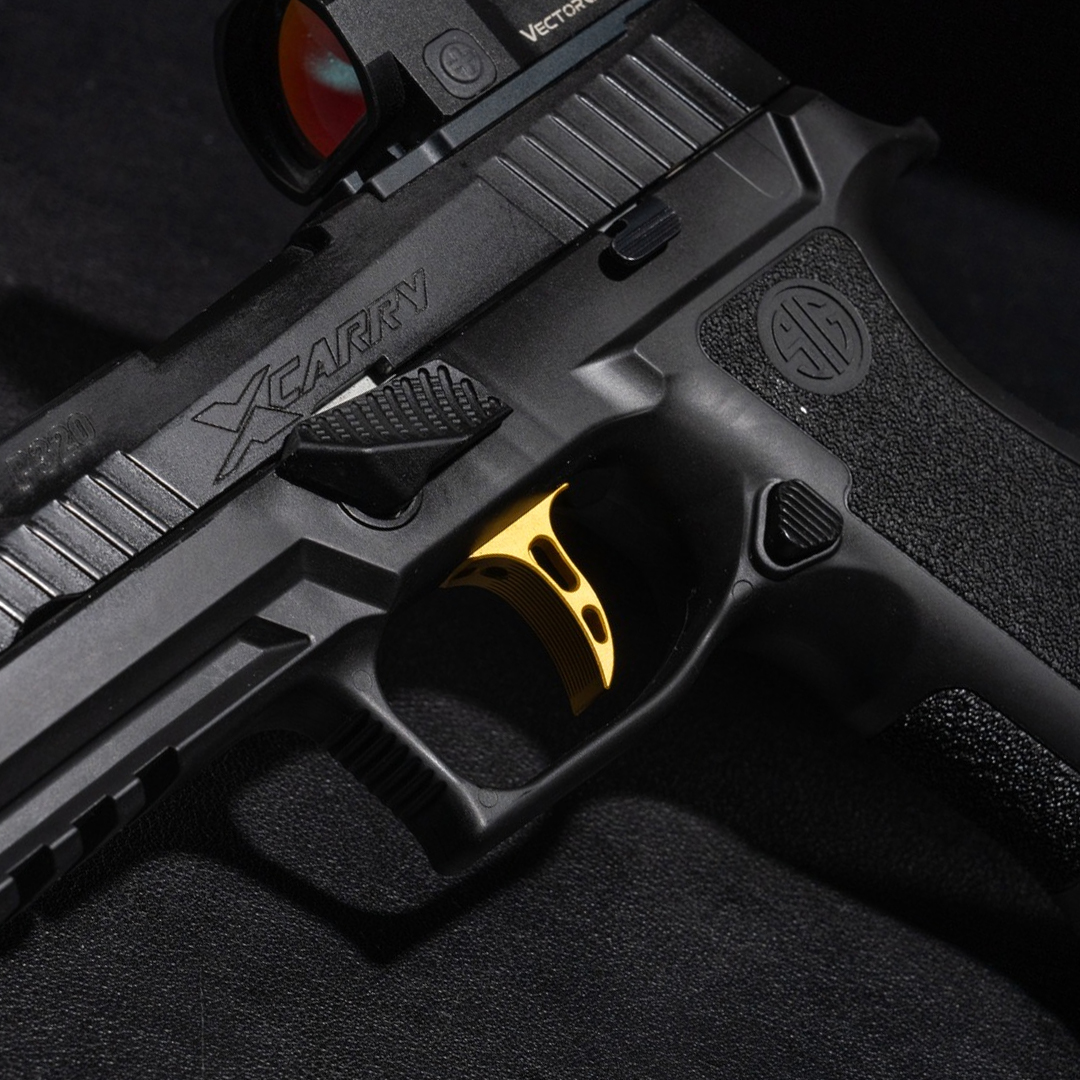 Revanchist AC Style Dual Adjustable Curved Trigger for SIG AIR / VFC P320 M17 M18