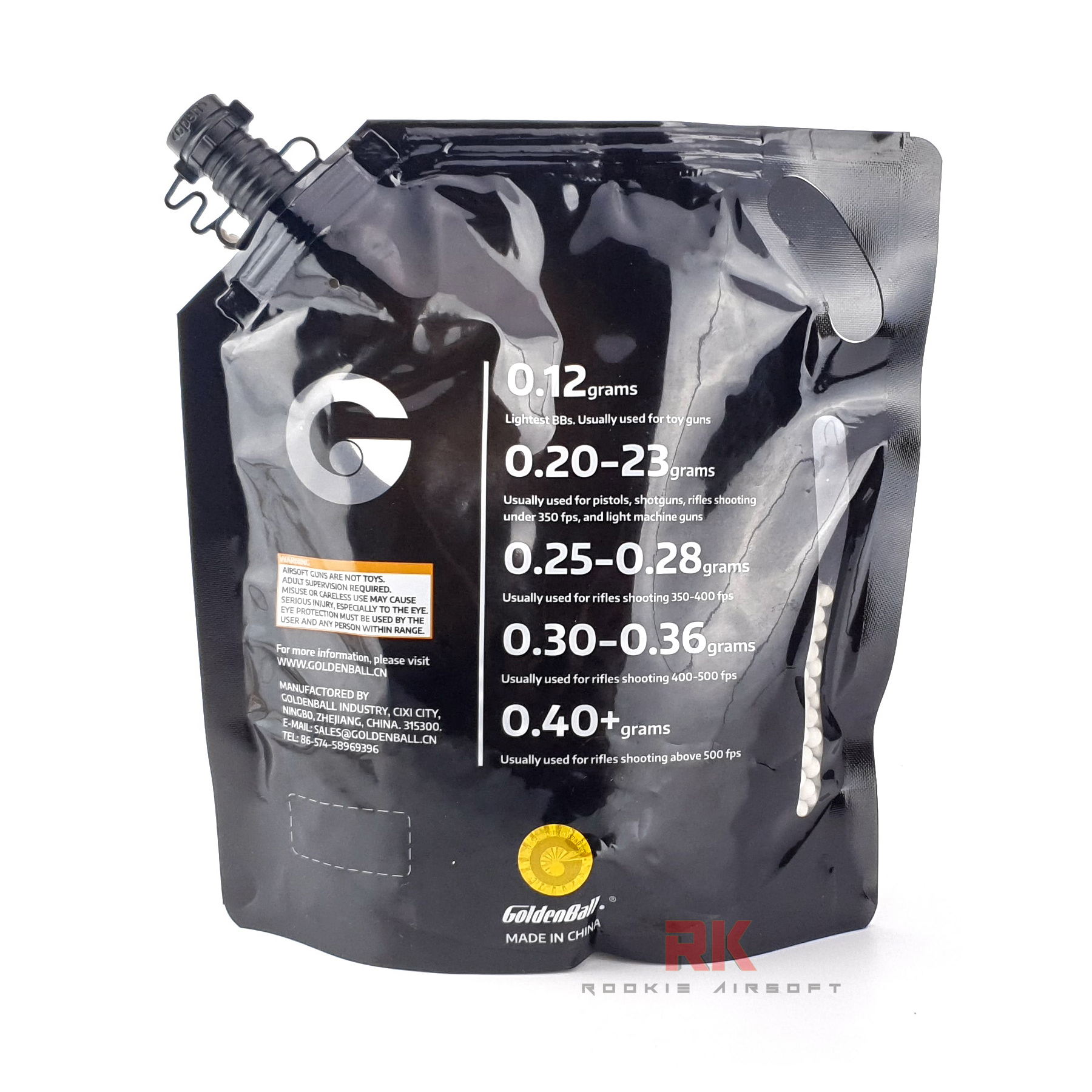 GoldenBall (3025W) BB 0.25g (3,000 rds)